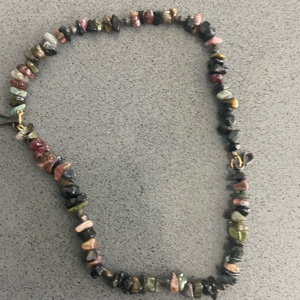 Multicolor Stone Beaded Necklace